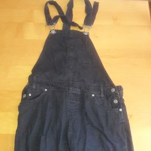 Levis navy blue overalls